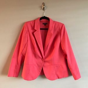 Lane Bryant coral blazer